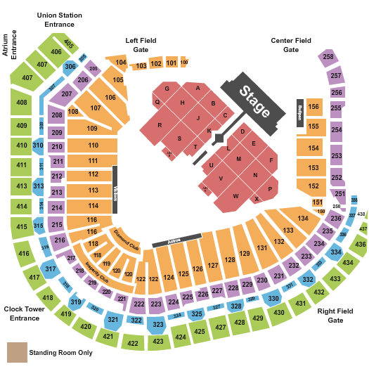 Daikin Park Fuerza Regida Seating Chart